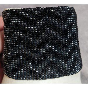 Handmade Beaded Glass Zigzag Bracelet